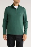 Greg Norman Quarter Zip Pullover In Metallic