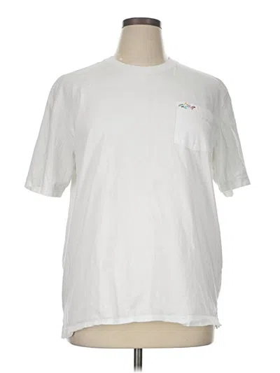 Pre-owned Greg Norman Short Sleeve T-shirt In White