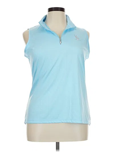 Pre-owned Greg Norman Sleeveless T-shirt In Blue