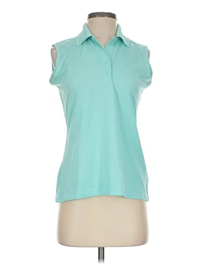 Pre-owned Greg Norman Sleeveless T-shirt In Teal