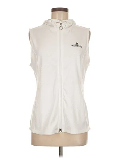 Pre-owned Greg Norman Sweater Vest In White