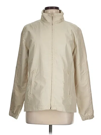 Pre-owned Greg Norman Windbreaker Jacket In White