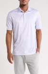 Greg Norman Windmill Print Polo In Orchid Fog