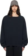 Greg Ross Black Shoulder Pad Thermal Long Sleeve T-shirt In Black