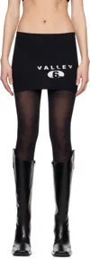 Greg Ross Black 'valley' Miniskirt In Black