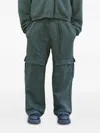 Greg Ross Multi-pocket Cargo Trousers In Green
