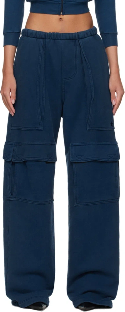 Greg Ross Navy Cargo Lounge Trousers