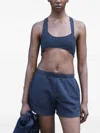 Greg Ross Racerback Raw-cut Top In Blue