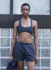 Greg Ross Racerback Raw-cut Top In Black