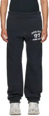 GREG ROSS SSENSE EXCLUSIVE BLACK SWEATPANTS