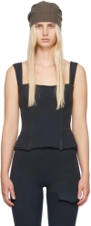 Greg Ross Ssense Exclusive Black Tank Top In Black