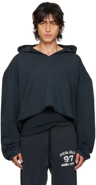 Greg Ross Ssense Exclusive Black V-neck Hoodie