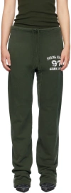 Greg Ross Ssense Exclusive Green Sweatpants In Green