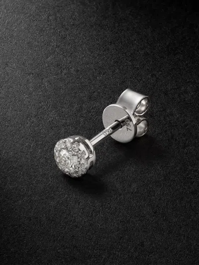 Greg Yuna 18-karat White Gold Diamond Single Earring