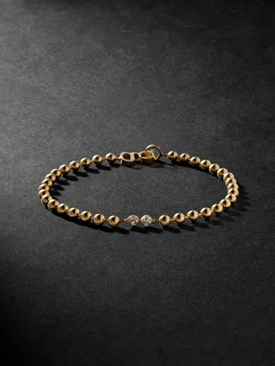 Greg Yuna Umlaut Gold Diamond Bracelet