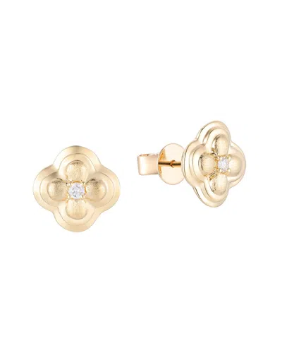 Gregg Ruth 14k 0.06 Ct. Tw. Diamond Earring