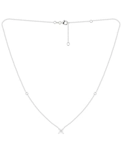 Gregg Ruth 14k 0.32 Ct. Tw. Diamond Pendant In Metallic