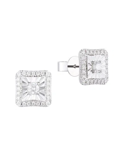 Gregg Ruth 14k 0.43 Ct. Tw. Diamond Earring In Silver