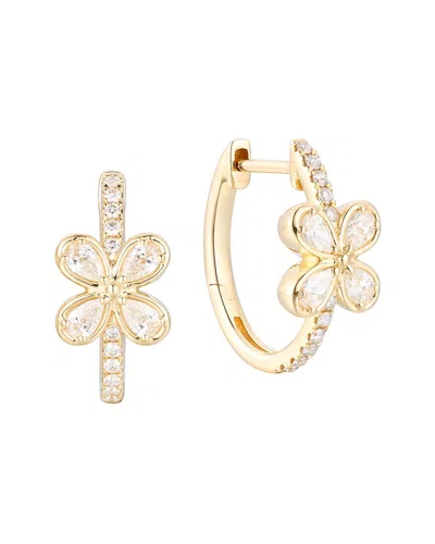Gregg Ruth 14k 0.61 Ct. Tw. Diamond Earring In Gold