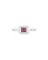 Gregg Ruth 14k 0.62 Ct. Tw. Diamond & Ruby Ring In White