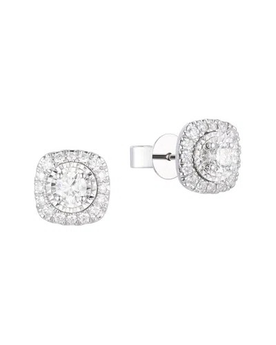 Gregg Ruth 14k 0.69 Ct. Tw. Diamond Earring In Silver