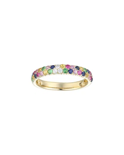 Gregg Ruth 14k 0.74 Ct. Tw. Diamond & Multi Sapphire Ring In Gold