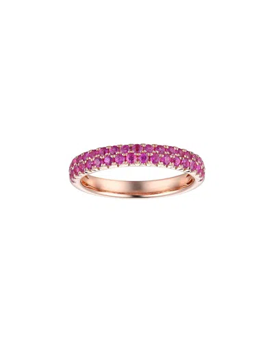 Gregg Ruth 14k 0.78 Ct. Tw. Ruby Ring In Pink