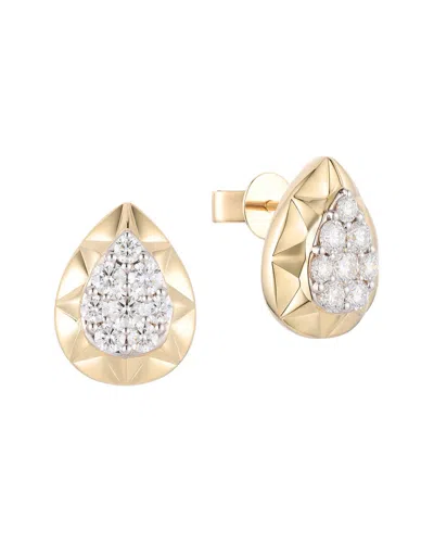 Gregg Ruth 14k 0.90 Ct. Tw. Diamond Earring