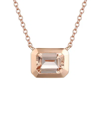 Gregg Ruth 14k 1.00 Ct. Tw. Morganite Pendant In Gold