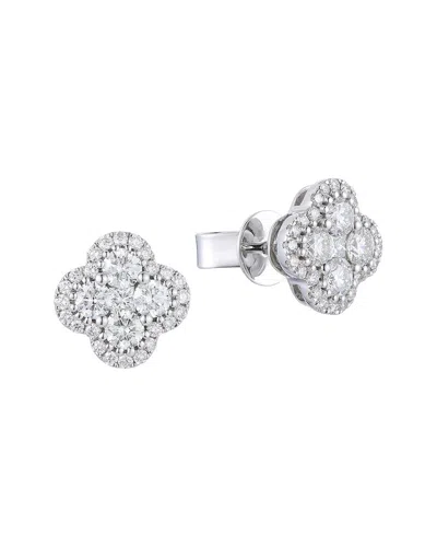Gregg Ruth 14k 1.03 Ct. Tw. Diamond Earring In Metallic