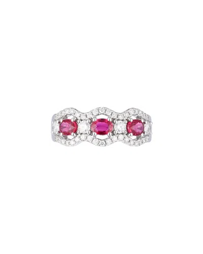 Gregg Ruth 14k 1.28 Ct. Tw. Diamond & Ruby Ring In No Color