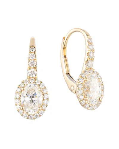 Gregg Ruth 14k 1.29 Ct. Tw. Diamond Earring In Gold