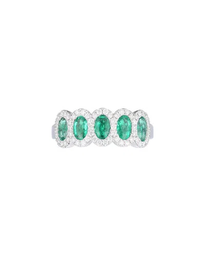 Gregg Ruth 14k 1.35 Ct. Tw. Diamond & Emerald Ring In No Color