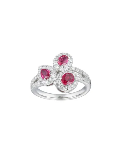 Gregg Ruth 14k 1.44 Ct. Tw. Diamond & Ruby Ring In No Color