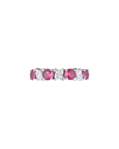 Gregg Ruth 14k 1.64 Ct. Tw. Diamond & Ruby Ring In Multi