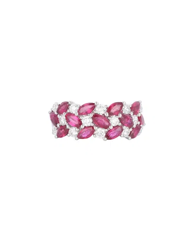 Gregg Ruth 14k 2.96 Ct. Tw. Diamond & Ruby Ring In No Color