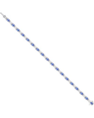 Gregg Ruth 14k 4.83 Ct. Tw. Diamond & Blue Sapphire Bracelet