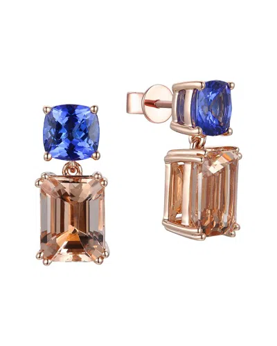 Gregg Ruth 14k 6.32 Ct. Tw. Gemstone Dangle Earring In Gold
