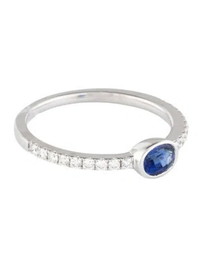 Pre-owned Gregg Ruth 14k Sapphire & Diamond Cocktail Ring In Multicolor