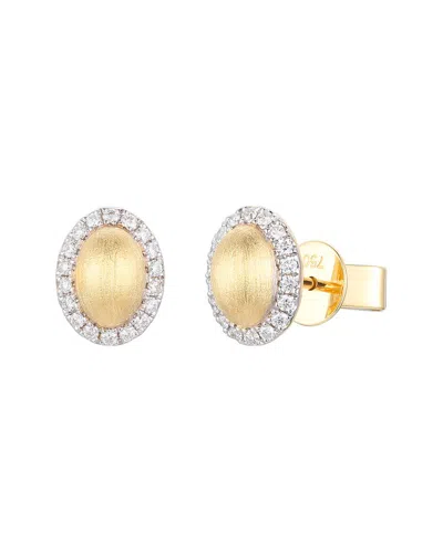 Gregg Ruth 18k 0.18 Ct. Tw. Diamond Earring