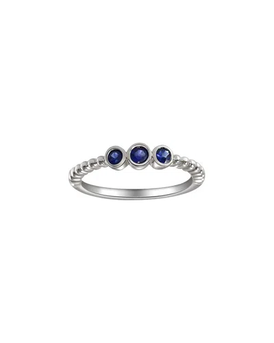Gregg Ruth 18k 0.27 Ct. Tw. Blue Sapphire Ring