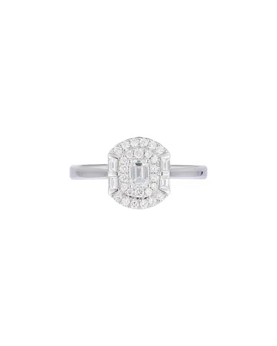 Gregg Ruth 18k 0.51 Ct. Tw. Diamond Ring In Silver