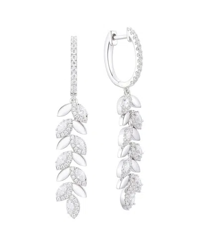 Gregg Ruth 18k 1.37 Ct. Tw. Diamond Earring In Metallic