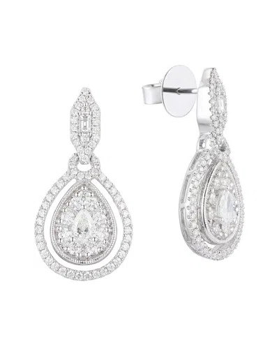 Gregg Ruth 18k 1.57 Ct. Tw. Diamond Earring In Metallic