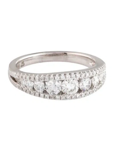 Pre-owned Gregg Ruth 18k Diamond Band In Multicolor