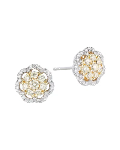 Gregg Ruth 18k Two-tone 0.68 Ct. Tw. Diamond Earring