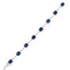 Gregg Ruth Women's Oval Sapphire & Diamond Bracelet In White In Blue