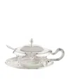 Greggio Silver Plated Georgian Parmesan Basin With Spoon In Silver