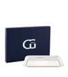 Greggio Silver Plated Georgian Rectangular Tray In Silver