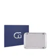 Greggio Silver Plated Georgian Rectangular Tray With Handles In Silver